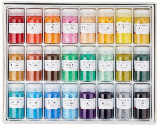 Nakagawa chalk Japanese painting paints Phoenix Suihi Paint 24color Set 00710