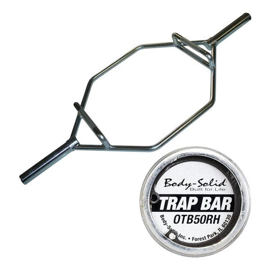 Body-Solid Olympic Shrug Bar (Raised Handles)