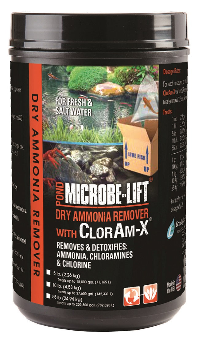 Microbe-Lift® Dry Ammonia Remover with ClorAm-X, 5 Pounds