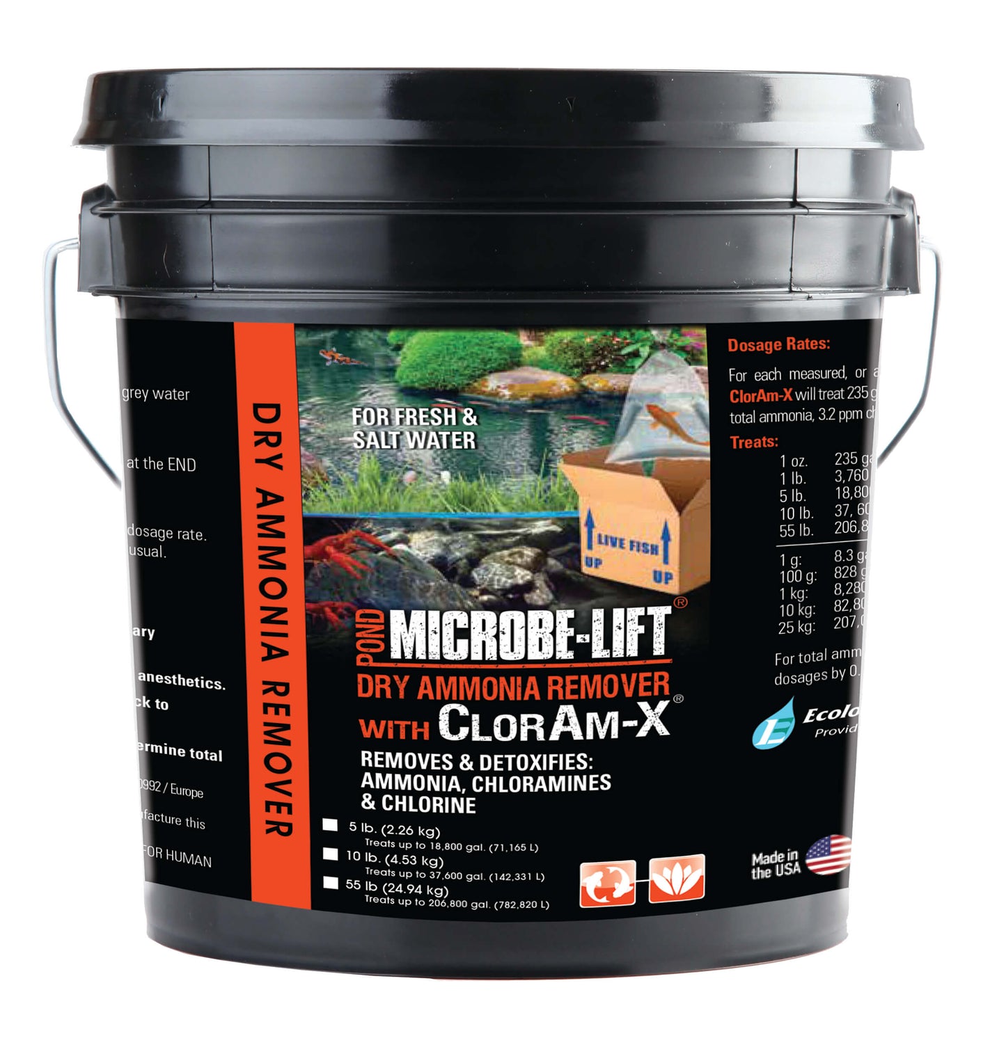 Microbe-Lift® Dry Ammonia Remover with ClorAm-X, 10 Pounds