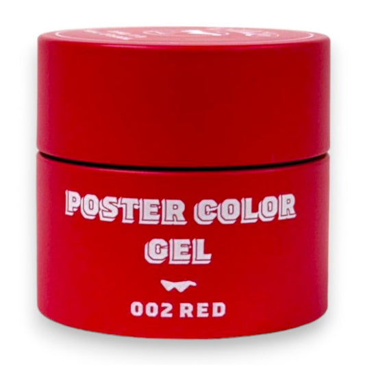 Dino It's Nail O'Clock Poster Gel  #002 Red