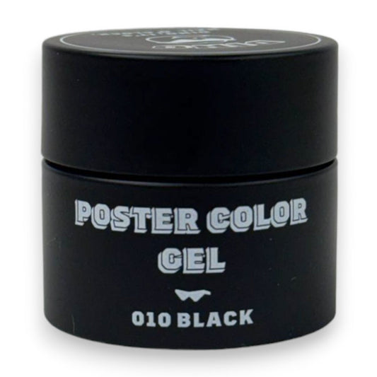 Dino It's Nail O'Clock Poster Gel  #010 Black