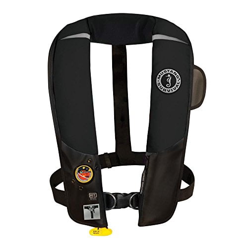 MUSTANG HIT INFLATABLE PFD AUTOMATIC W/HARNESS BLACK