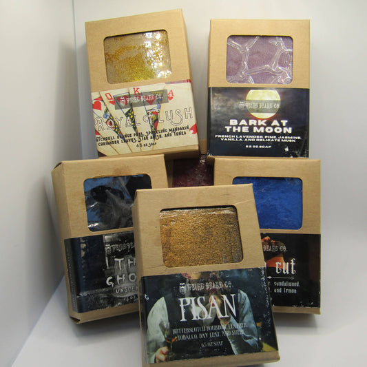 Lot of 6 Body Soap Bars - by Weird Beard Co. (Pre-Owned)