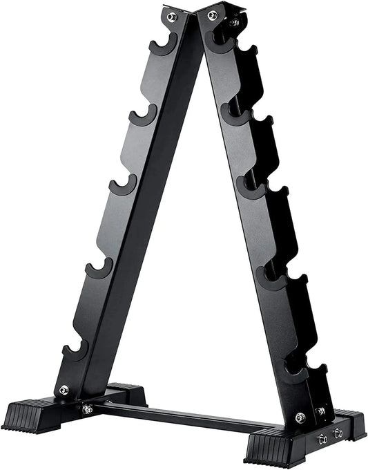 AKYEN Dumbbell Rack Stand Only, Weight Rack for Dumbbells Compact A-Frame Home Gym Space Saver (150/480/570/800 LBS Weight Capacity, 2022 New Version)