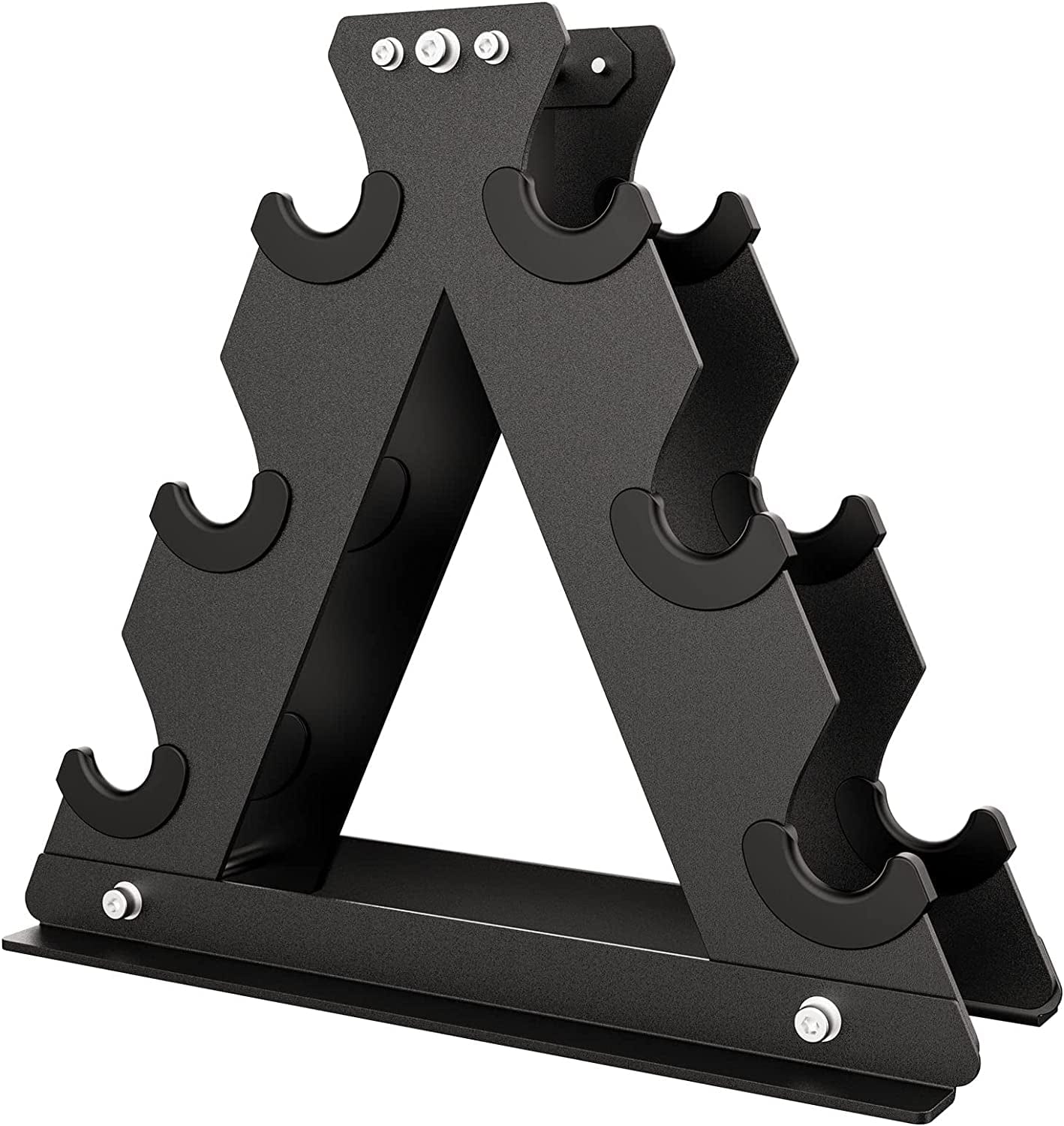 AKYEN Dumbbell Rack Stand Only, Weight Rack for Dumbbells Compact A-Frame Home Gym Space Saver (150/480/570/800 LBS Weight Capacity, 2022 New Version)