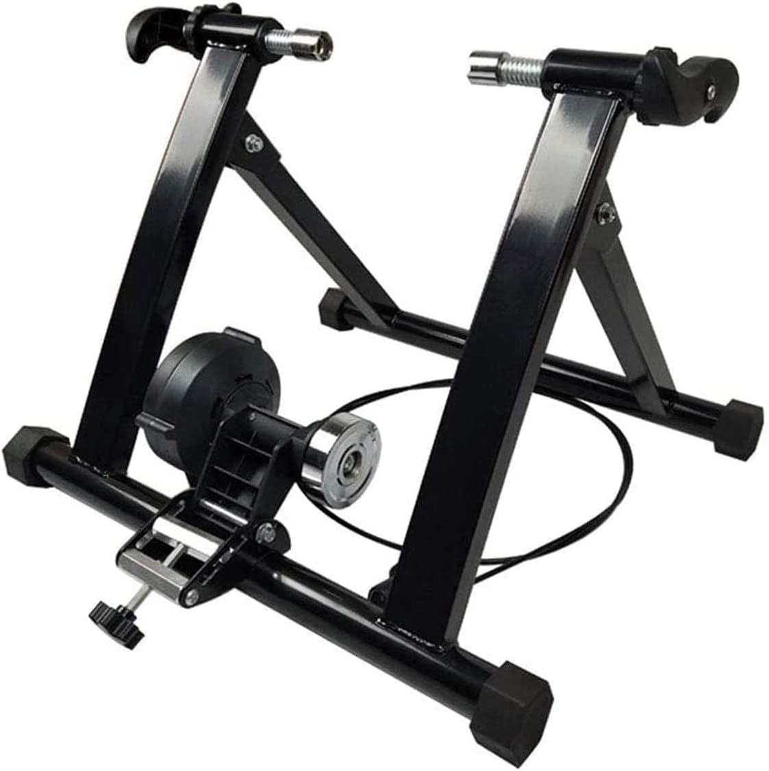 AWJ Bike Trainer Stand Bike Trainer Stand,Indoor Fitness Training Rack,Cycling Racks & Stands,Bike Trainer Accessories,Wire Controlled,For 24-28Inch Bicycle