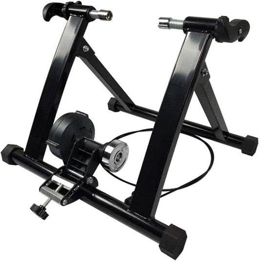 AWJ Bike Trainer Stand Bike Trainer Stand,Indoor Fitness Training Rack,Cycling Racks & Stands,Bike Trainer Accessories,Wire Controlled,For 24-28Inch Bicycle