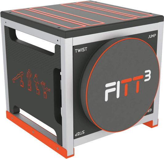 New Image Unisex'S FITT Cube Total Body Workout, High Intensity Interval Training Machine, Black