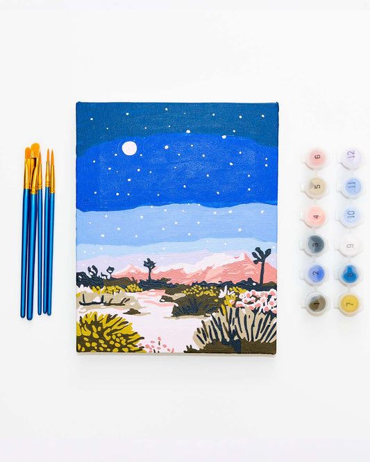 Mini Paint By Numbers - Joshua Tree
