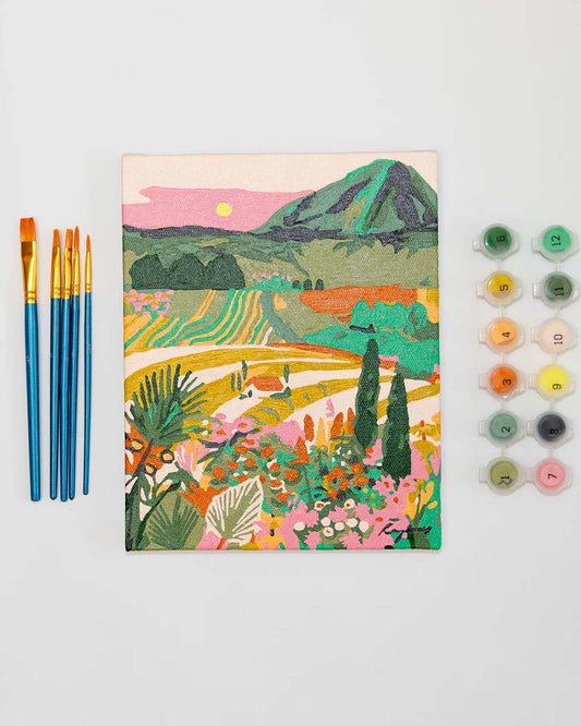 Mini Paint By Numbers - Italian Countryside