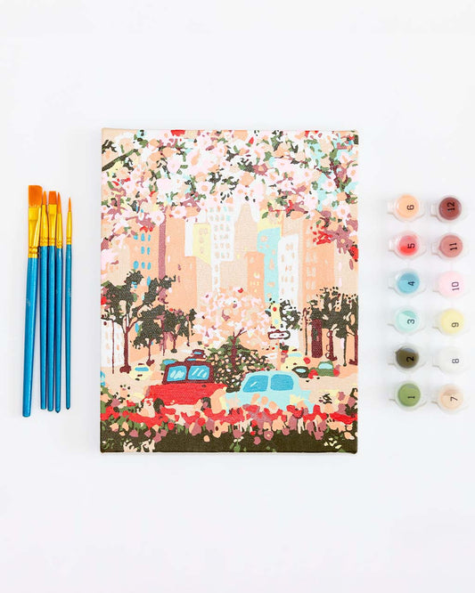 Mini Paint By Numbers - Peach City