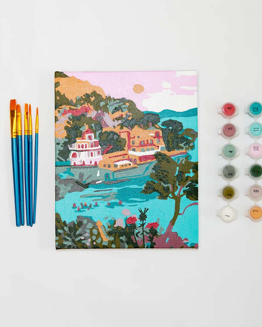 Mini Paint By Numbers - Portofino