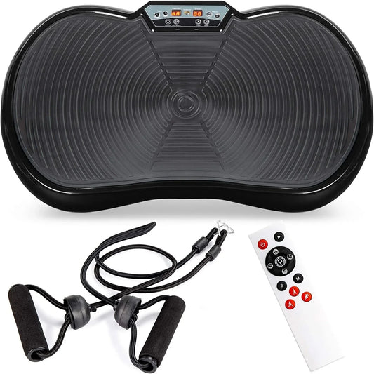 Best Choice Products Vibration Plate Exercise Machine Full Body Fitness Platform for Weight Loss & Toning W/Resistance Bands, 10 Preset Workouts, Remote Control