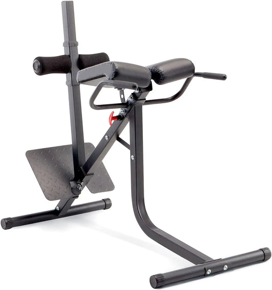 Marcy Pro JD-5481 Deluxe Steel Frame Hyper Extension Bench for Racks and Home Gyms