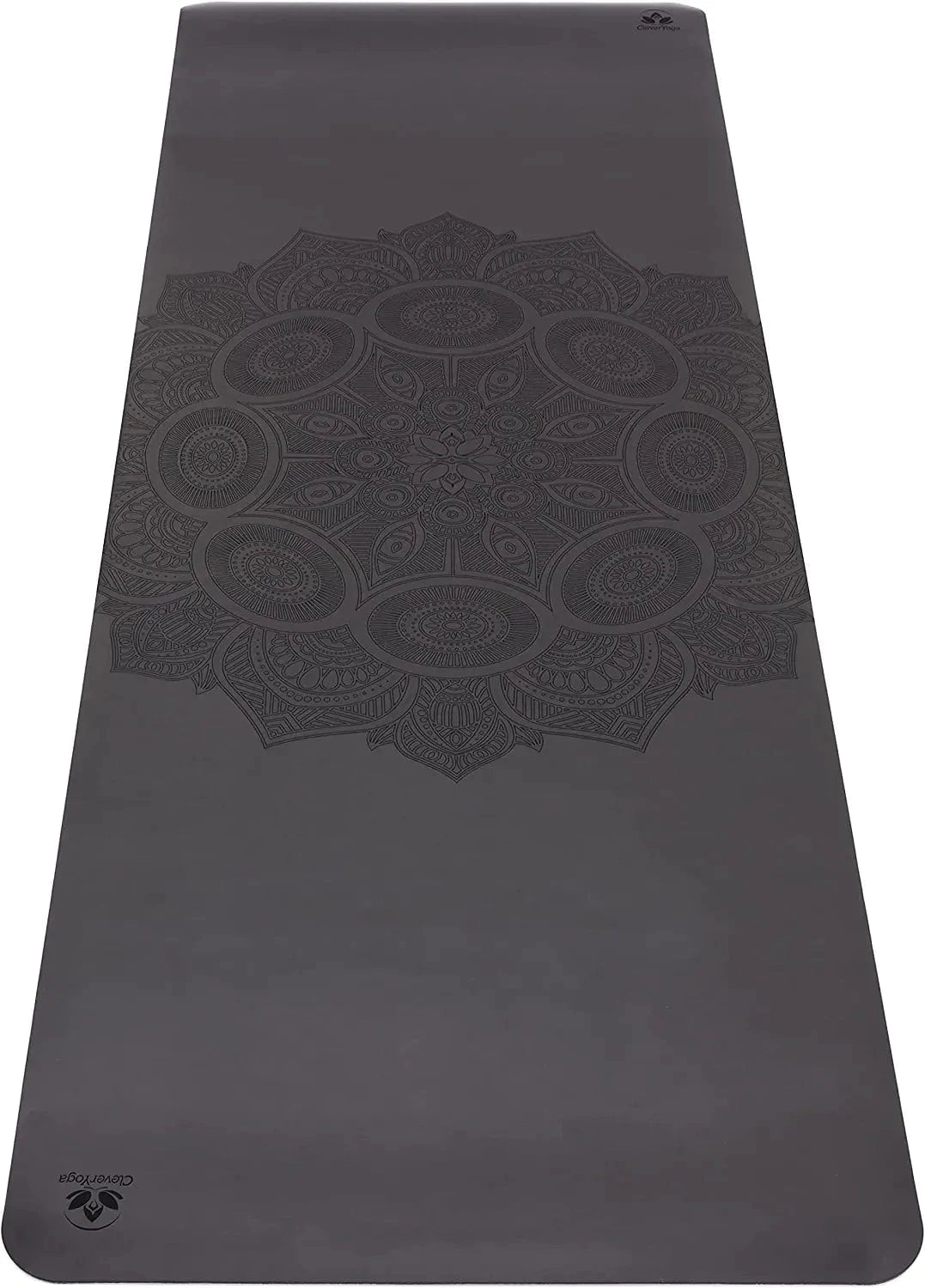Clever Premium Yoga Mat Includes Perfect Fit Mat Bag | Trustgrip Revolutionary Non-Slip Mat Adhesion Suitable for All Yoga | Egonomic Medium Thickness for Ground Connectivity | Hygenic, Durable, Lightweight, Planet Friendly |