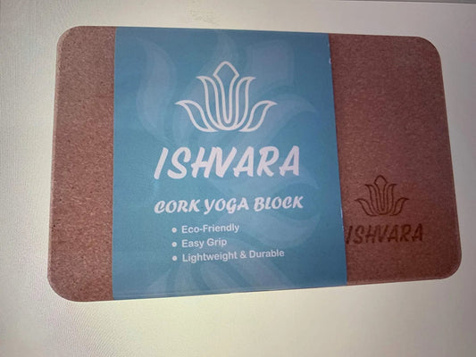 Cork Yoga Block, Eco-Friendly, High Density, 9"X6"X4", Non-Slip Surface for Yoga, Pilates, and Meditation, Use for Added Stability and to Increase Flexibility, Necessary Equipment for Yoga, Meditation, and Pilates, Great Accessory to Add to You Studio