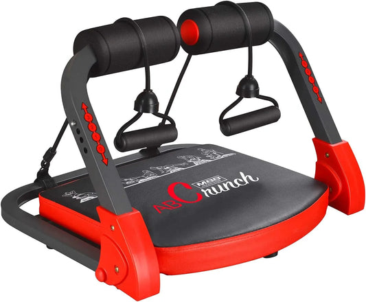 Ehupoo Ab Machine Abs Workout Equipment, Abs and Whole Body Exercise Equipment for Home Workouts,Core Strength Training&Abdominal Exercise Trainers with Resistance Bands for Home Gym.Usa Patented