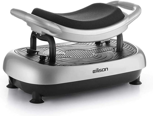 EILISON 4D Vibration Plate Exercise Machine - 3 Powerful Motors Oscillation, Linear, Pulsation + 3D/4D Vibration Platform | Full Body Vibration Machine for Weight Loss & Shaping