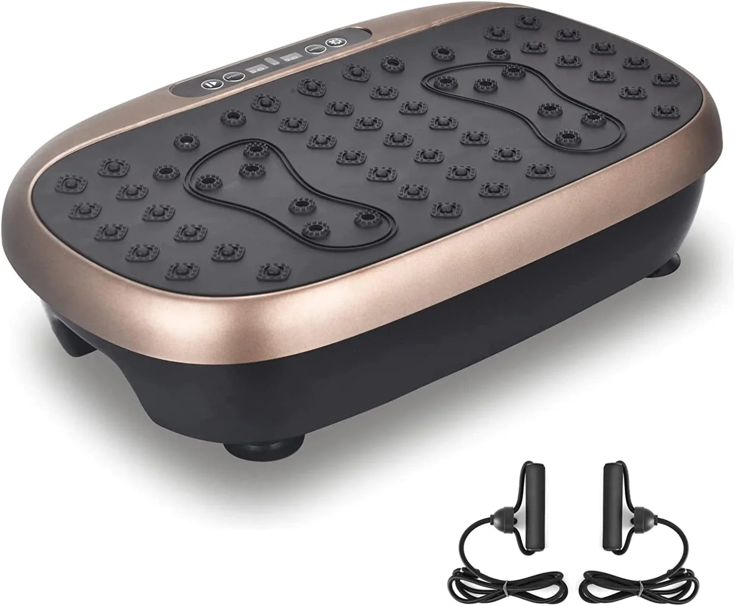 EILISON Atom Vibration Plate Exercise Machine - Full Body Vibration Fitness Platform Equipment for Home & Travel Workout, Weight Loss, Toning & Wellness - Max User Weight 250Lbs