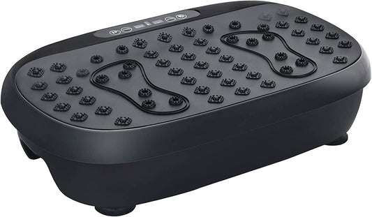 EILISON Atom Vibration Plate Exercise Machine - Full Body Vibration Fitness Platform Equipment for Home & Travel Workout, Weight Loss, Toning & Wellness - Max User Weight 250Lbs