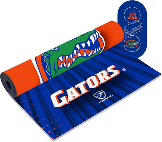 Fergo - Collegiate Exercise and Fitness Yoga Mat, Fully Functional and Sustainable Rubber Workout Mat, Officially Licensed Team Exercise Mat, 72 X 24 Inches Gym Mats