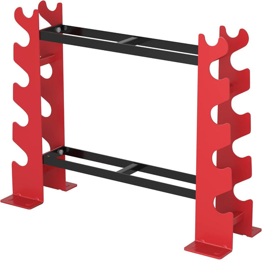 FISUP Dumbbell Rack Stand, 5 Tier/450 LBS Capacity Dumbbells Holders Weight Training Workout Racks Dumbbell Rack Stand Only, Home Gym Weight Rack for Dumbbells 28.3 X 9.05 X 22.04 Inches