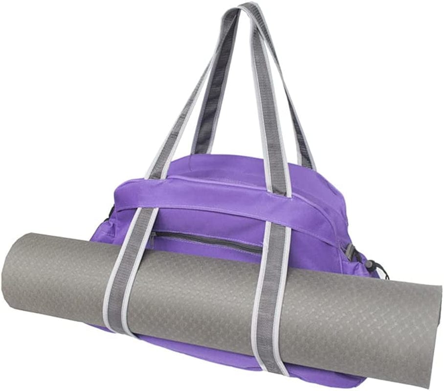Formva Yoga Mat Bag Large Yoga Mat Tote Sling Carrier Shoulder Bag Carryall Tote Fits Mats Multi-Functional Durable Sport Gym Storage Bag with Pockets and Yoga Mat Strap