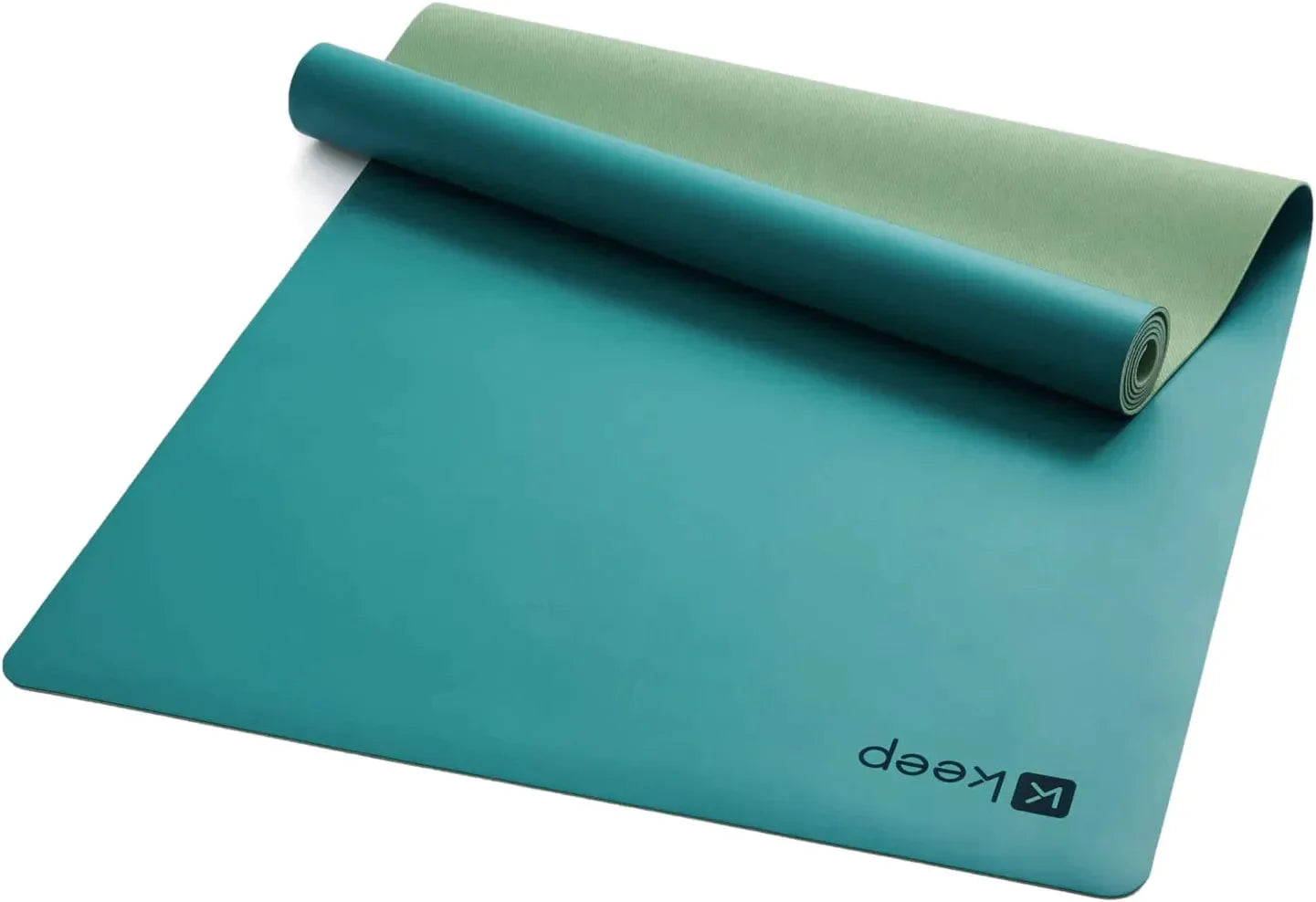 Keep Nature Rubber Premium Yoga Mat - 5Mm Thick Non Slip Anti-Tear Fitness Mat for Hot Yoga, Pilates & Stretching Home Gym Workout