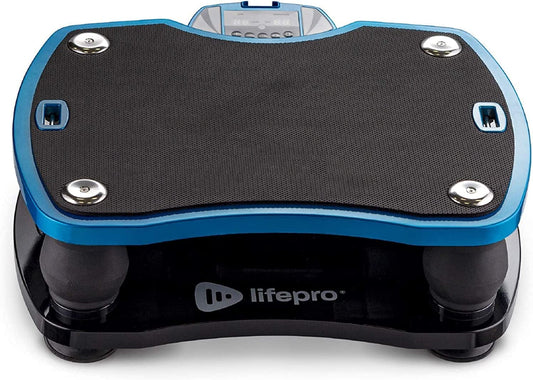 Lifepro Vivid Vibration Platform Machine - High Frequency 15-40 Hz Linear Viberation Plate Exercise Machine - Whole Body Home Workout Equipment for Awesome Fitness and Deep Tissue Therapy