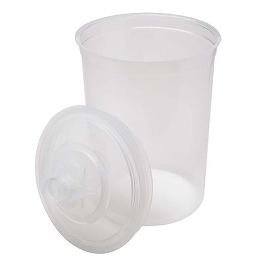 3M 60455050926  PPS Large Lid & Liner Kit - 28oz - 25 lids & Liners per kit - 1 kit per case - 200 micron filter