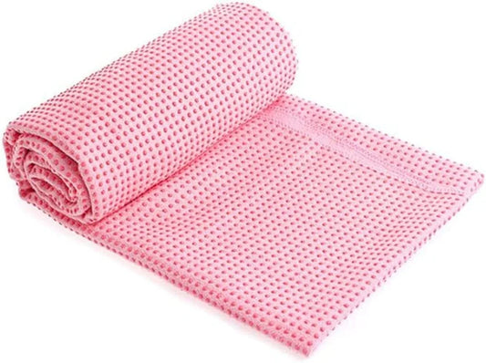 N/A Anti-Slip Microfiber Yoga Mat Towel Home Gym Fitness Pilates Pad Blankets Soft Cover (Color : C, Size : 183 * 63Cm)