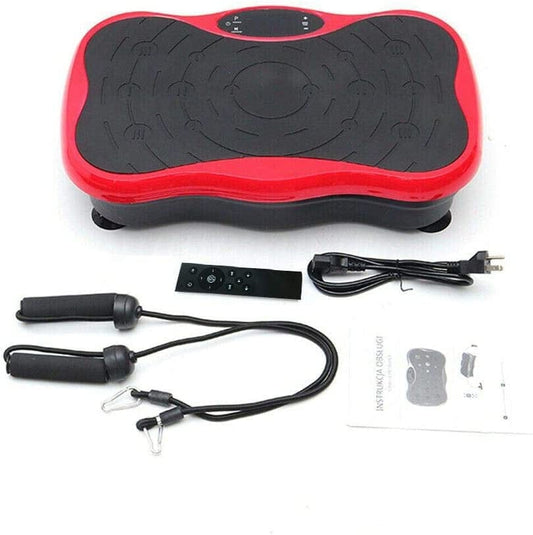 Nuua Body Vibration Plate Vibration Platform Exercise Plates Body Vibration Platform Body Workout Vibration Fitness Platform for Home Fitness + Loop Resistance Bands + Remote