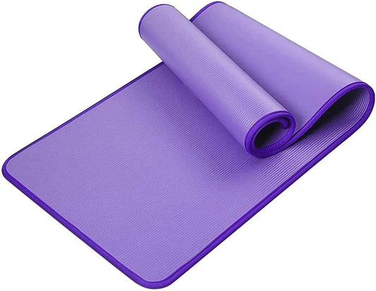 OLOTU Workout Mats 10Mm Thickened Yoga Mat，Non-Slip NBR Fitness Gym Mats with Yoga Bag and Strap，Eco Friendly High Density Exercise Mat Pilates
