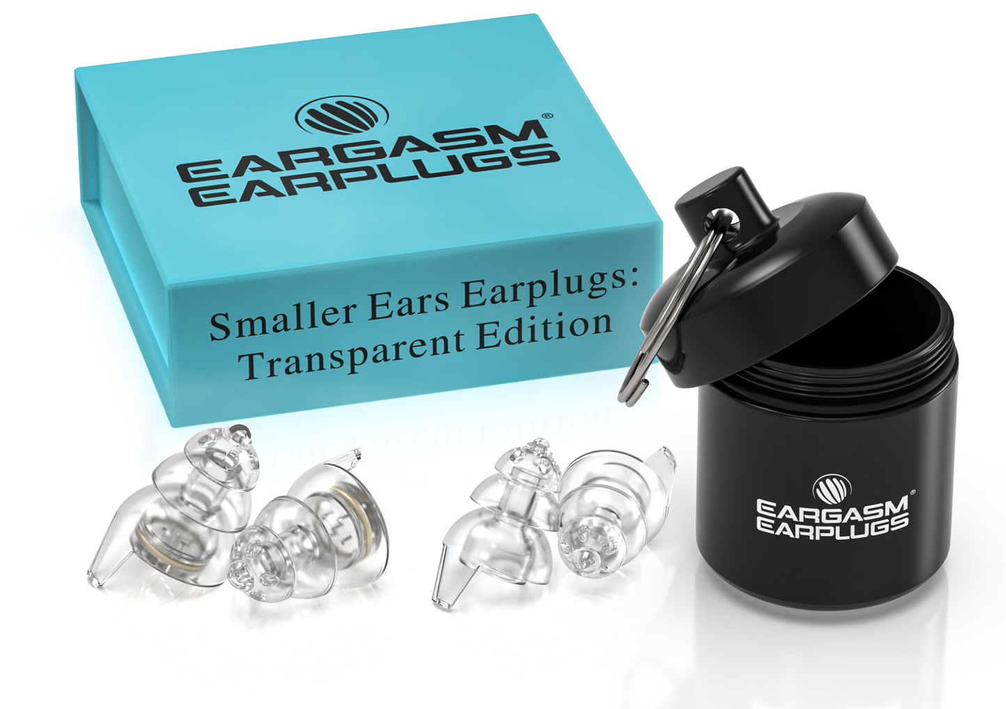 Eargasm Smaller Ears Earplugs: Transparent Edition
