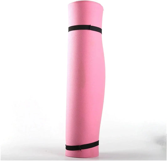 TEMSOOM Exercise Mat Yoga Mat Antiskid Pilates Exercise Exercise Mat Gym Exercise Home Antiskid Indoor Fitness Yoga Mat (Color : Pink1, Size : 2)