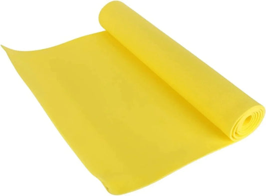 TEMSOOM Fitness Mat Anti-Skid Yoga Mat Sports Fitness Mat 4MM Thick EVA Comfort Foam Yoga Mat Foryoga, and Pilates Exercise Mat (Color : Yellow, Size : 2)