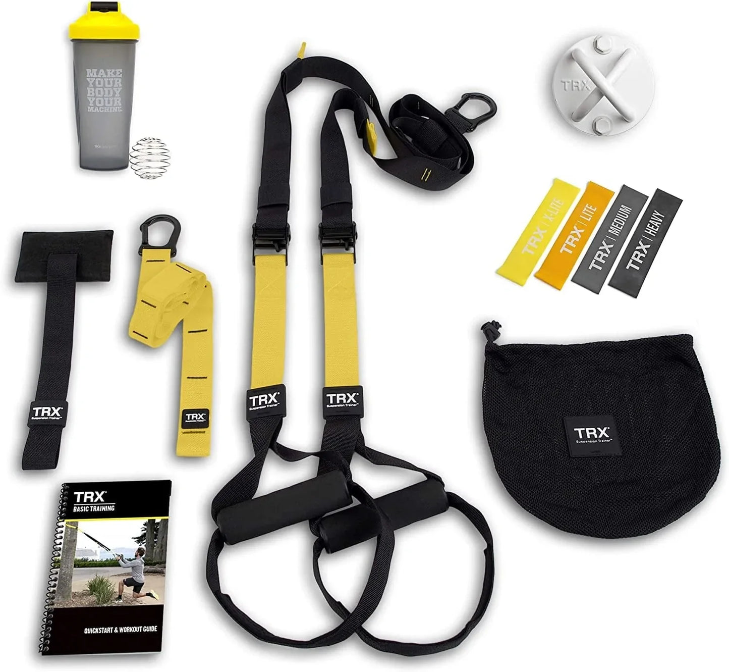 TRX All-In-One Suspension Trainer - Home-Gym System for the Seasoned Gym Enthusiast, Includes TRX Training Club Access