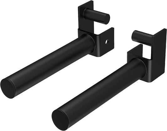 Ulalov Weight Plate Holder Wall Mounted Weight Plate Storage Fits 2" Olympic Weight Plates, Power Rack Attachment Weight Cage Accessories Fits 2"X2"/3"X2" Tube Power Cage with 1" Hole