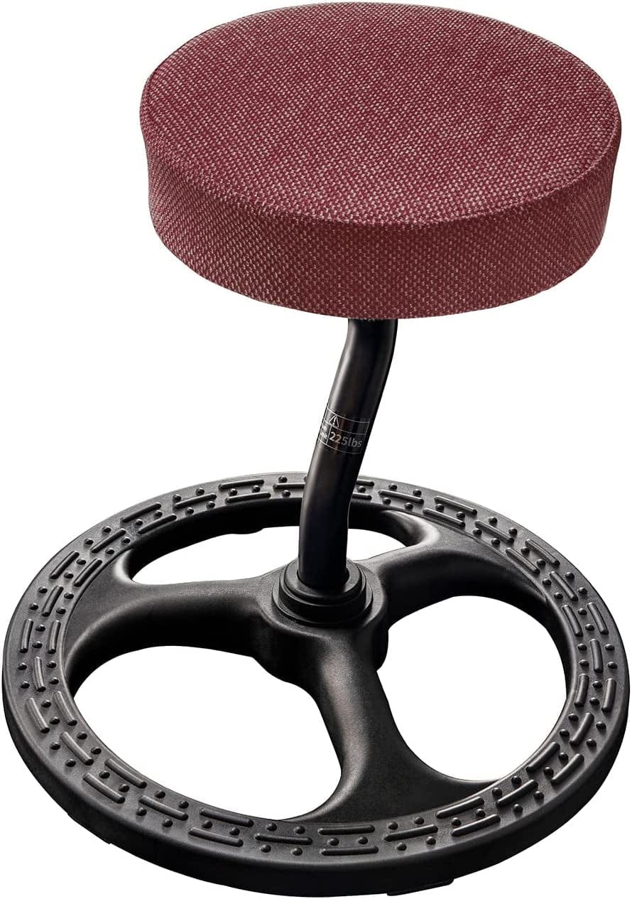 Upaloop ADHD Chair, Fitness Seat Stool for Stability, Balance, Yoga, Office, School, Wellness, Active Sitting with Non-Slip Base and Machine-Washable Seat Cover