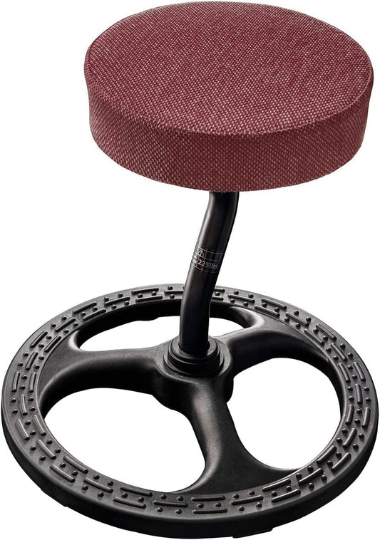 Upaloop ADHD Chair, Fitness Seat Stool for Stability, Balance, Yoga, Office, School, Wellness, Active Sitting with Non-Slip Base and Machine-Washable Seat Cover