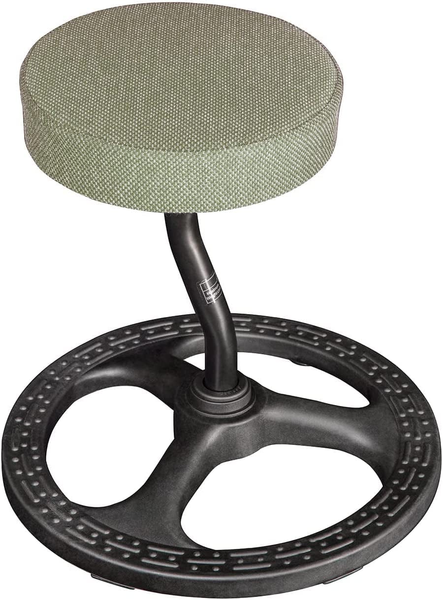 Upaloop ADHD Chair, Fitness Seat Stool for Stability, Balance, Yoga, Office, School, Wellness, Active Sitting with Non-Slip Base and Machine-Washable Seat Cover