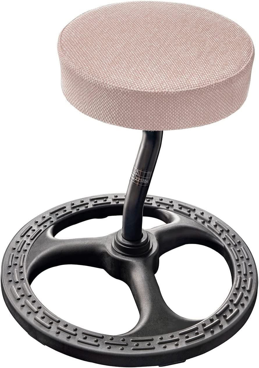 Upaloop ADHD Chair, Fitness Seat Stool for Stability, Balance, Yoga, Office, School, Wellness, Active Sitting with Non-Slip Base and Machine-Washable Seat Cover