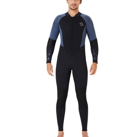 Wetsuits Diving Suit Men'S and Women'S Wetsuit Full Body Cold Body Feeling Jumpsuit for Diving Snorkeling Surfing Swimming Men/Gray 3XL