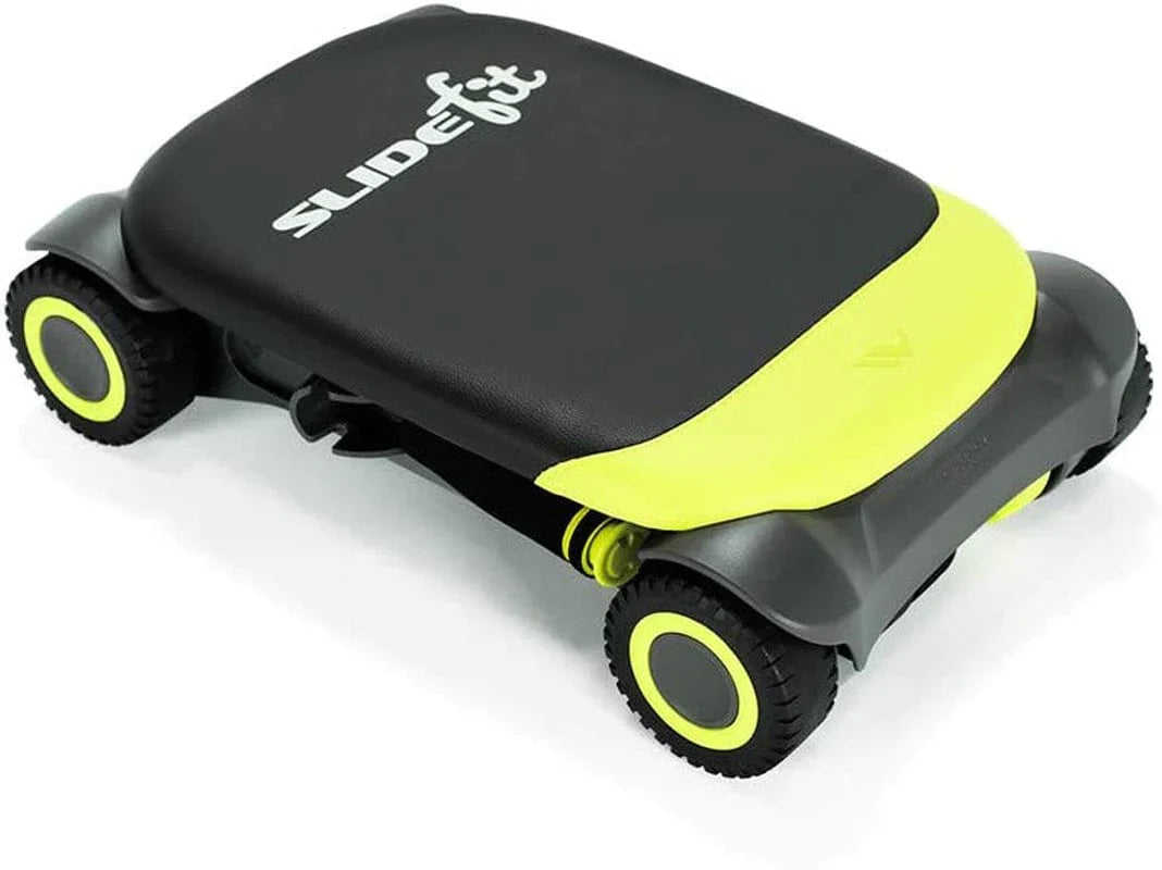 WONDER CORE Slide Fit : Ab Roller- Exercise Machine- Core Training at Home Workout - Fitness Games - Ab Wheel Roller for Home Gym- Personal Training App- Home Skateboard Workout